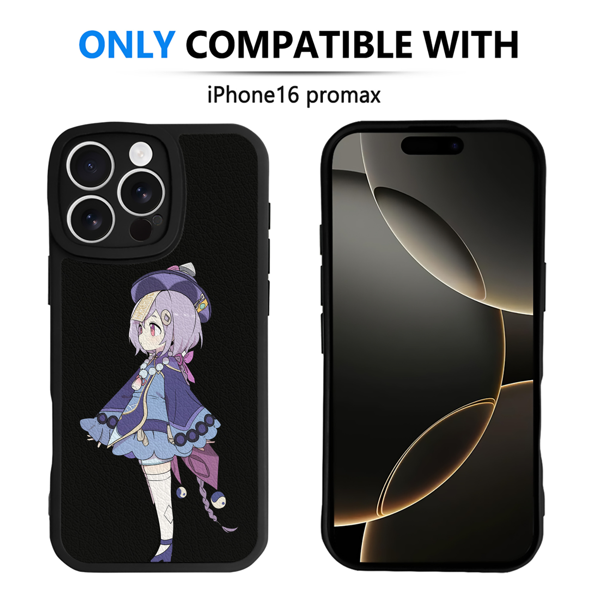 げんし神 七七 なな  genshin Nana 【iPhone 16シリーズ対応】シリコンスマホケース（レザー調） 材質：シリコン